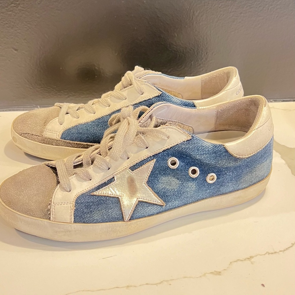Denim golden gooses